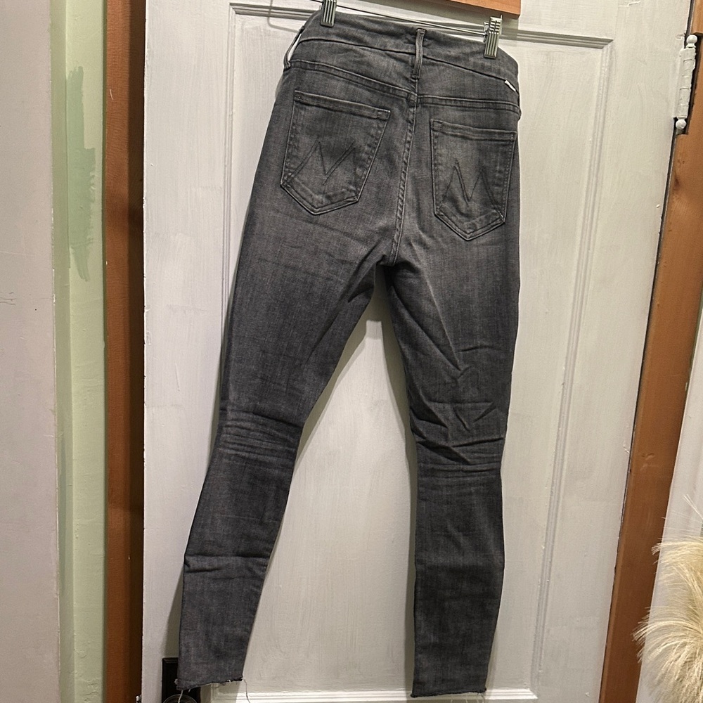MOTHER Women's Skinny Jeans in Gray